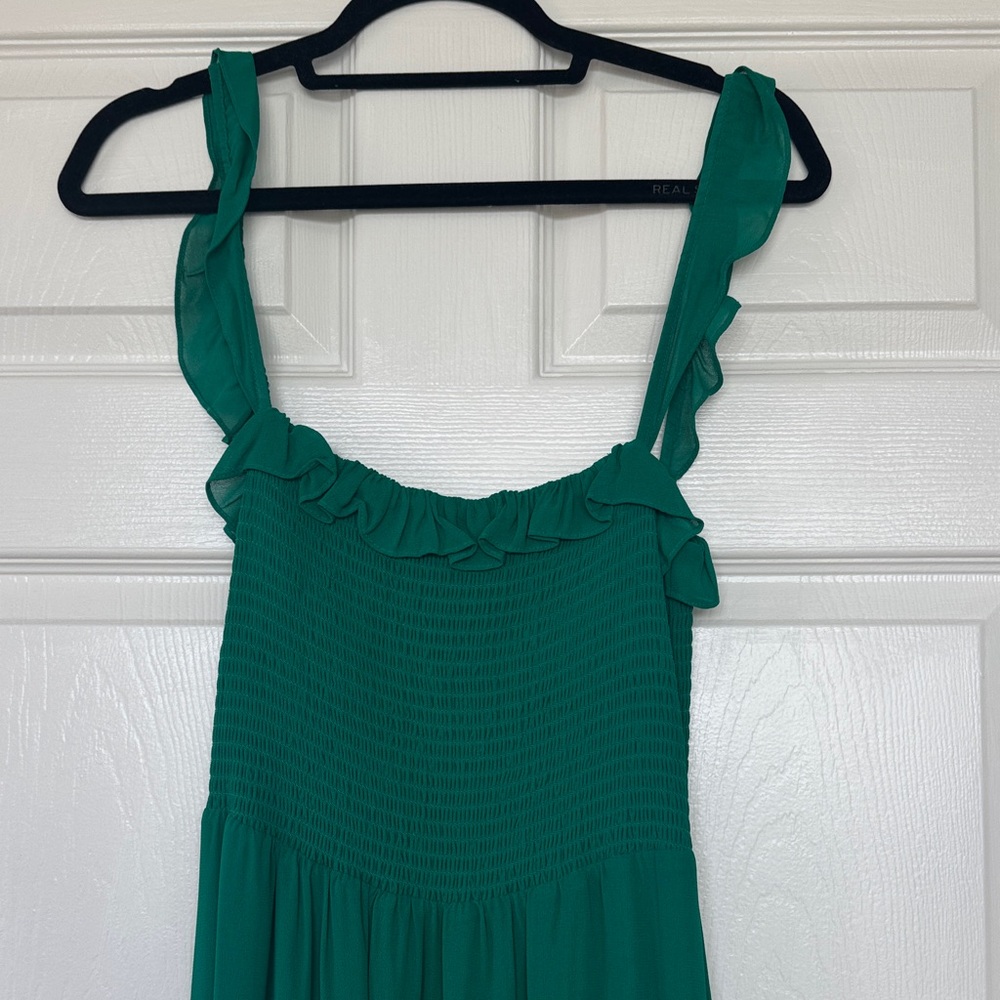 Reformation Ruffle Strap Midi Dress - Picture 2 of 6
